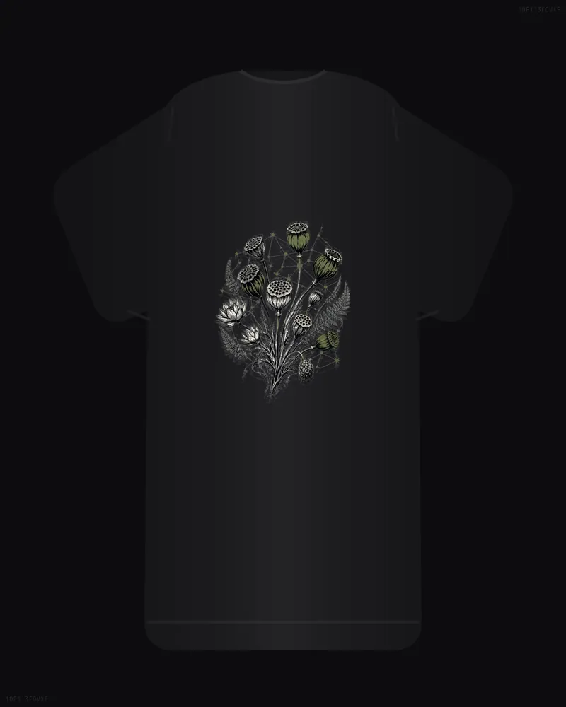 seedpod constellation // Dark Botanical #26 — back