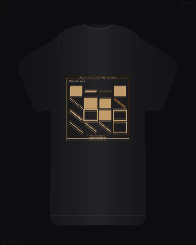raw concrete grid // Brutalist Graphic Design #31 — back