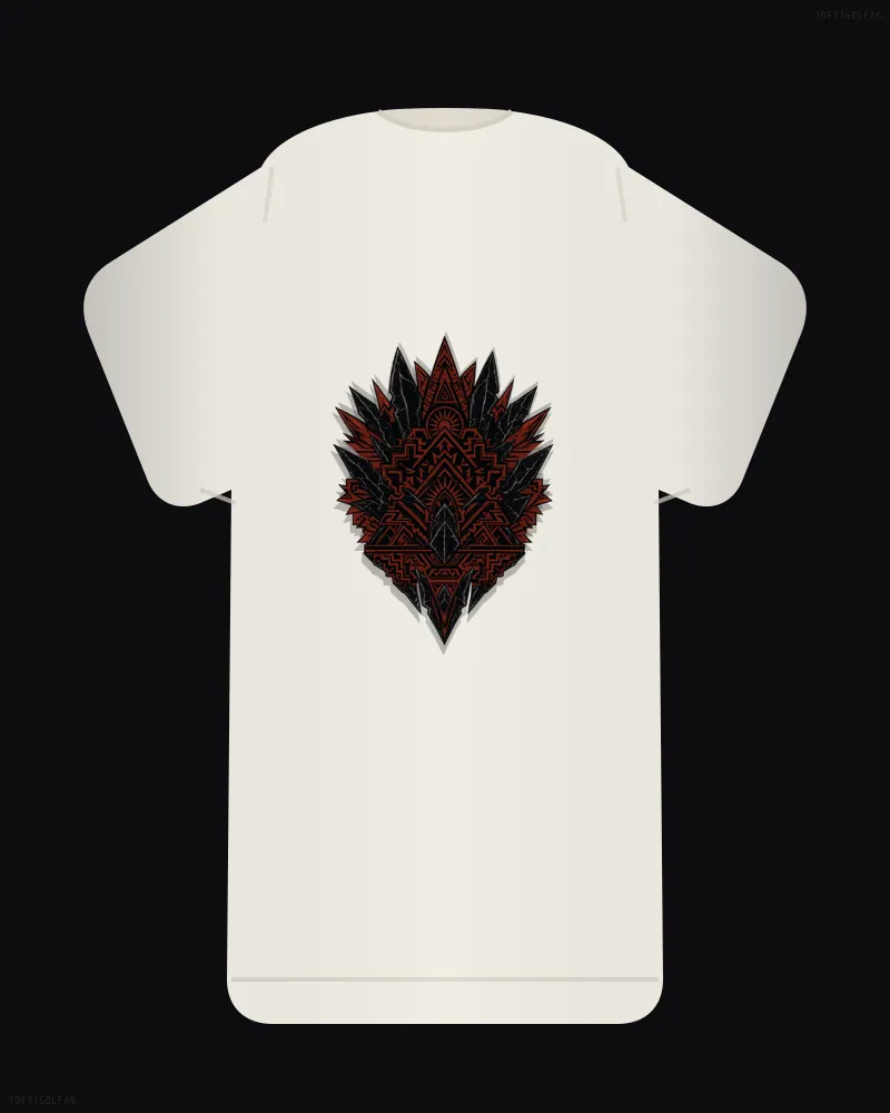 obsidian blade pattern // Aztec Geometry #02 — back