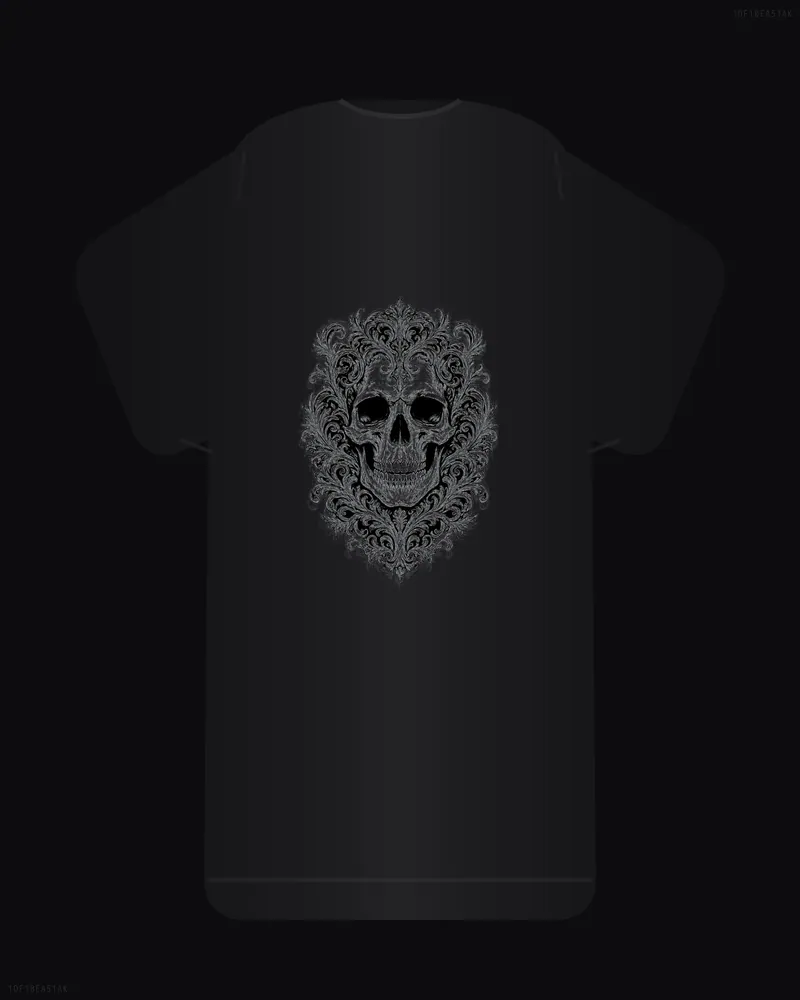 ornate skull filigree // Baroque Punk #13 — back