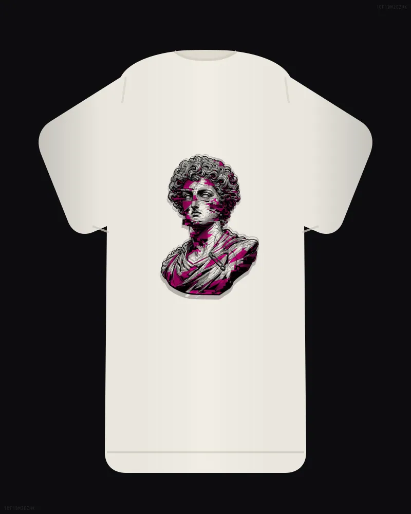 marble bust glitch // Baroque Punk #14 — back